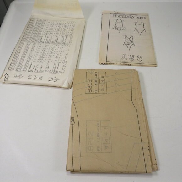Simplicity 9212 Sewing Pattern Swimsuit Overlock/Surger 18W - 24W UNCUT - Picture 7 of 10